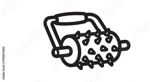 43. dough docker outline icon vector
