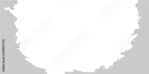 Grunge texture map vector illustration of the United States of America country shape design with paper border frame symbol