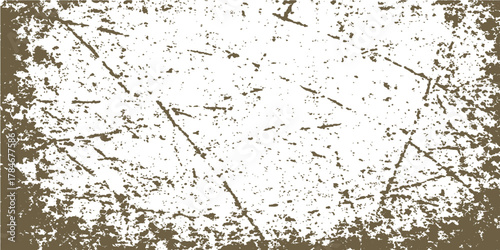 Old, rusty metal grunge pattern textured background with paint splashes and dust