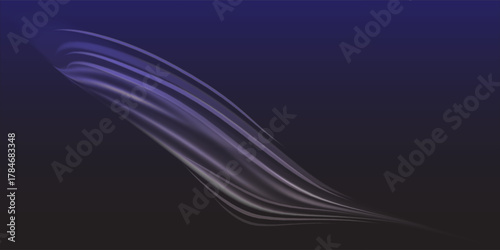 Abstract color wave design element with multi color lighting effect. multi color line and wave.
