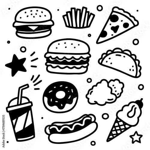 fast food icons