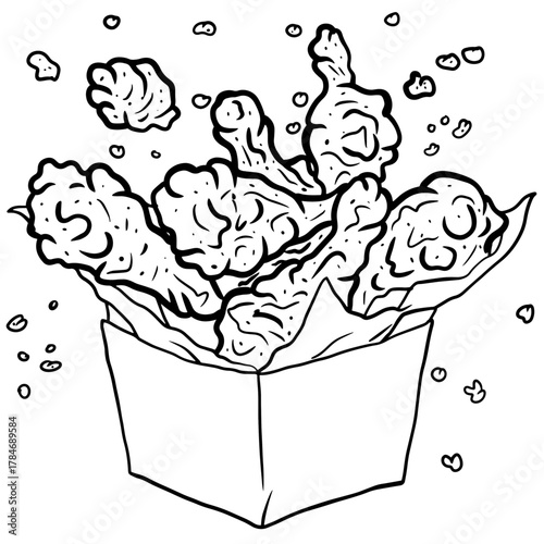 Fried Chicken in the box