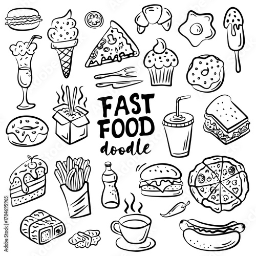 Doddle fast food icons