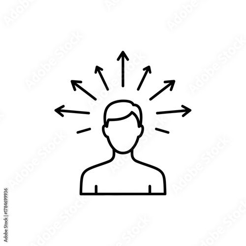 Leadership Influence Mindset Development Icon