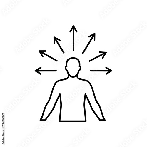 Leadership Influence Mindset Development Icon