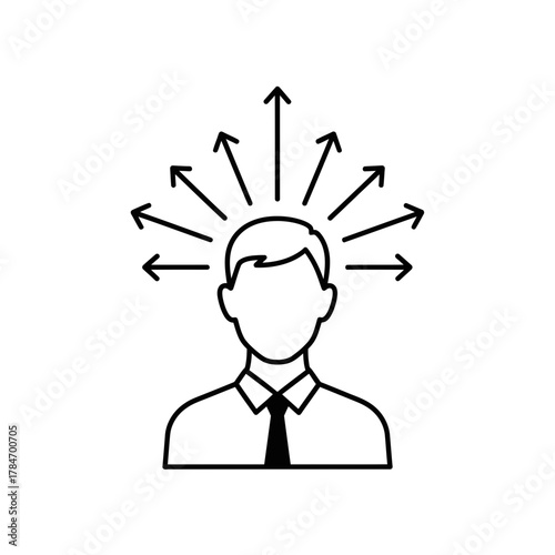 Leadership Influence Mindset Development Icon
