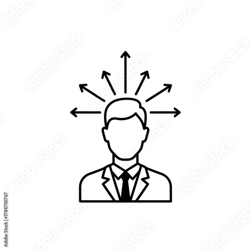 Leadership Influence Mindset Development Icon