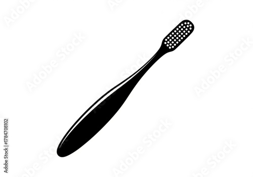 Black toothbrush