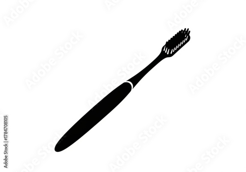Black toothbrush