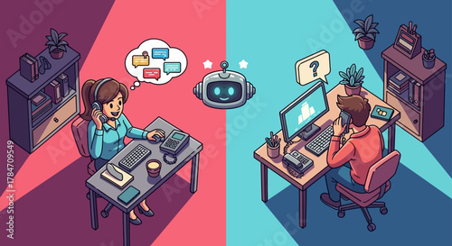 customer service support with ai chatbot assistance for enhanced client communication in customer service scenarios and online help solutions