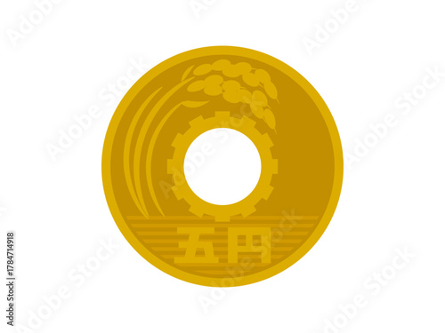 一枚の五円玉