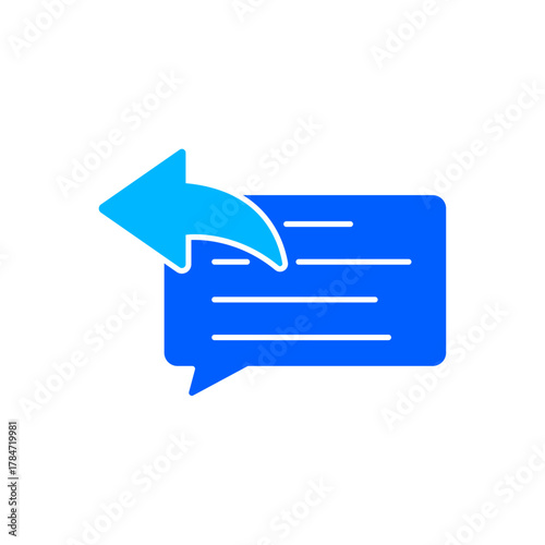 Icon a blockchain, isolated against a clean background.