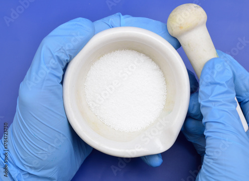 Tablou pe pânză Sodium saccharin or natrii saccharin E954