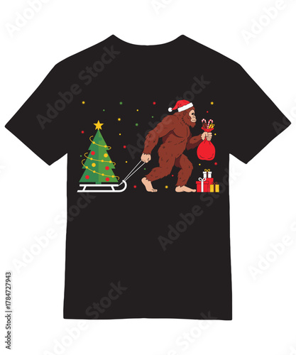 Tropical Christmas Palm Tree Beach T-shirt