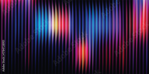 Vector ribbed glass texture background. Light grey white ribbed glass. Mesh gradient. acrylic ribbed bath surface. Ribbed glass background semitransparent overlay.