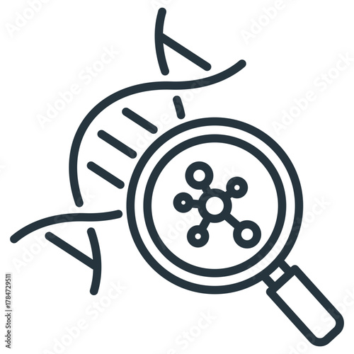 Biomarker Outline Icon