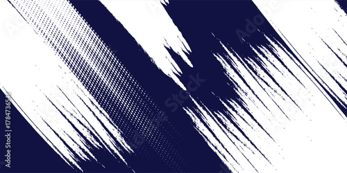 Dots halftone white and blue color pattern gradient grunge texture background. Dots pop art comics sport style eps10