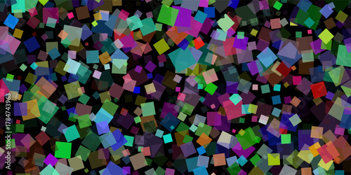 Dark colorful vector background with cards signs. Glitter abstract sketch with isolated symbols of playing cards. Smart design for your business advert of casinos.