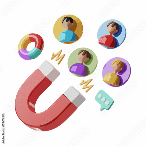 social network icon office marketing