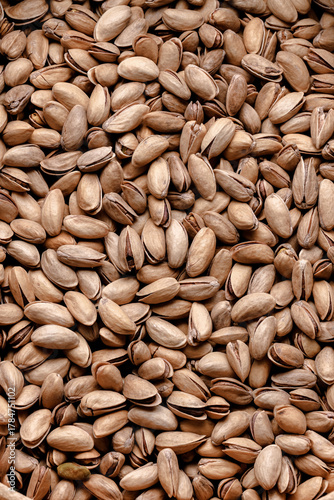 Pistachios Close-Up Macro Shot