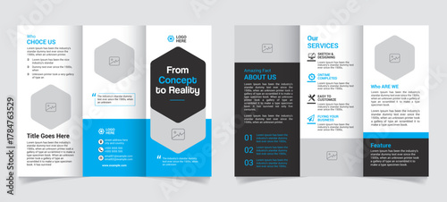 Modern Trifold Brochure Design Template