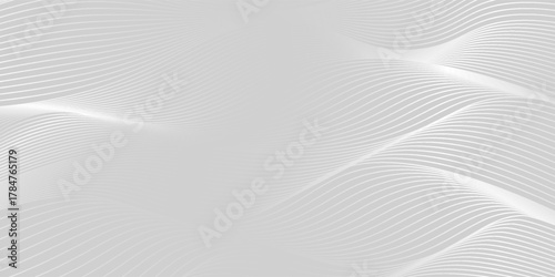 Premium background design with diagonal line pattern in grey colour. Vector white horizontal template for business banner, formal invitation backdrop, luxury voucher, prestigious gift certificate