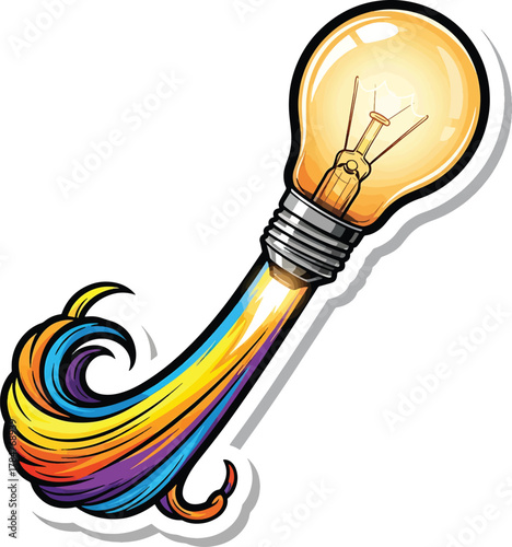 Brilliant concept ignition: dynamic creativity unleashed Vector