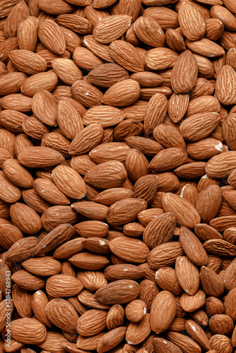 Almonds Close-Up Macro Shot