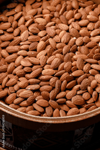 Almonds Close-Up Macro Shot