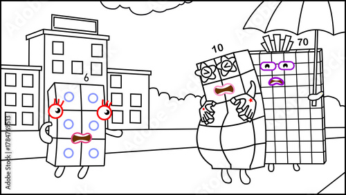 people in the street