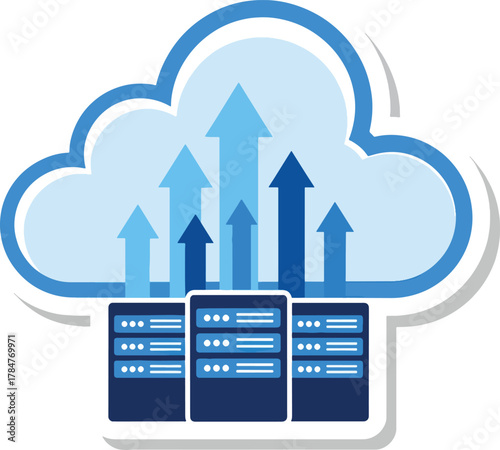 Ultimate cloud data transfer & infrastructure scaling Vector