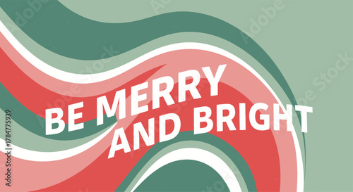 Festive message of joy and cheerfulness for the holiday season.