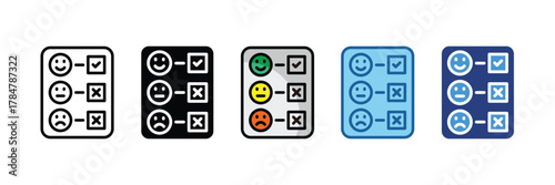 Feedback Form  Icon Element For Design