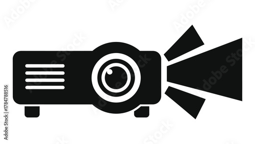 Projector emitting light beam