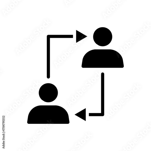 People Connection concept in modern human communication