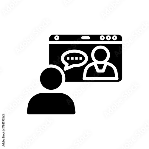 Virtual Meeting concept in modern human communication