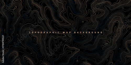 Adobe Illustrator ArtworkColorful topographic map sets with contour lines. Geographic terrain grid, relief height elevation. Ground path pattern. Travel and navigation, cartography design element. Vec