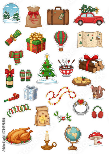 christmas stickers