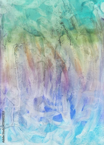 Colorful watercolor abstract background. Delicate pastel shades.