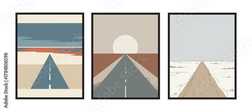 Lonely stairwell surrounded by dim urban reflections