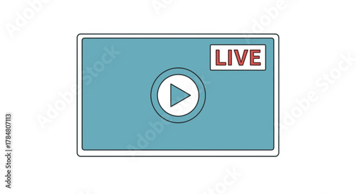 Engage your audience with dynamic live streaming content, perfect for social media, marketing campaigns, and interactive online events with a modern, clean design