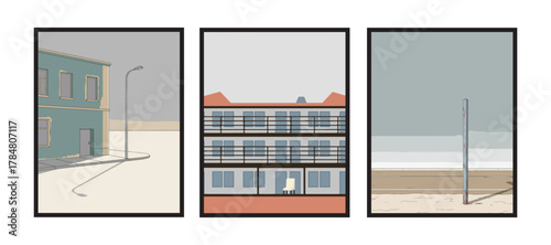 Passageway filled with distant echoes and muted tones