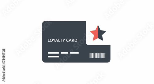 Boost customer retention with a modern loyalty card design, offering exclusive rewards and points, ideal for marketing campaigns and business promotions