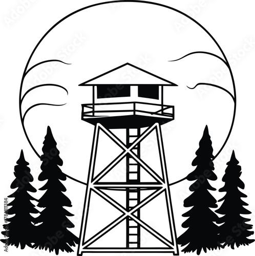 lighthouse in the mountains