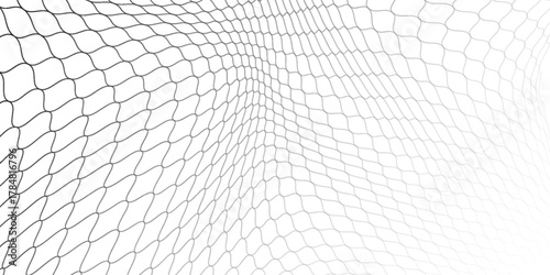 Mesh texture for fishing nets. Grunge pattern for sportswear or soccer goal, volleyball net, basketball hoop, hockey, athletics. Mesh background