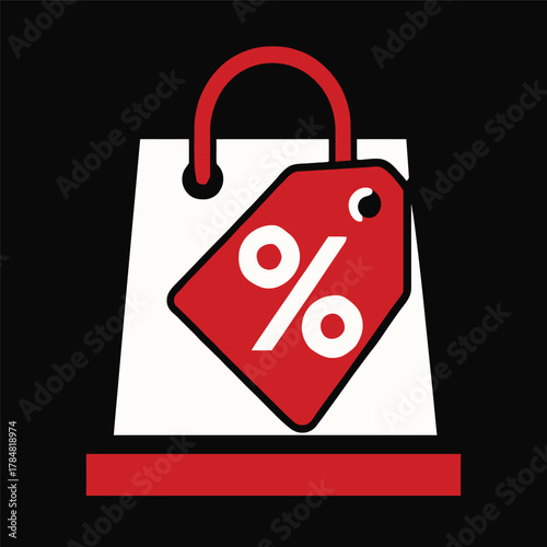  Black Friday Sale Concept with Bold Contrast