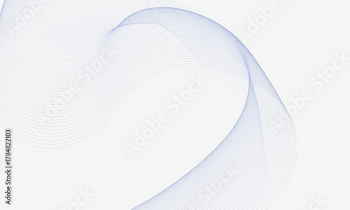 Gray blue minimal background with clean line wave