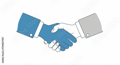Successful partnership handshake signifies agreement, symbolizing trust, cooperation, and mutual benefit in business deals, fostering strong relationships