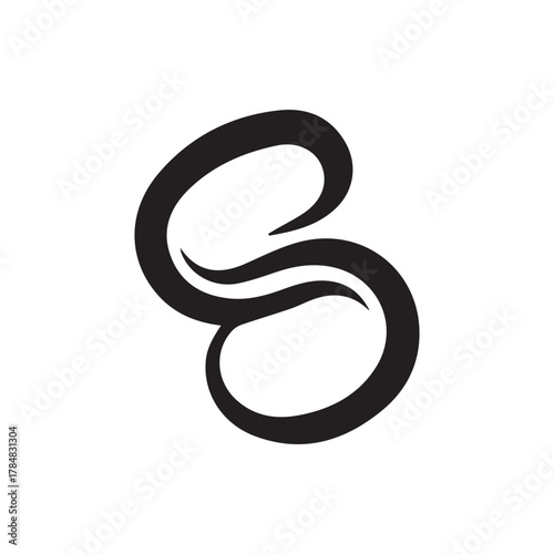 2d Worm logo on white background
