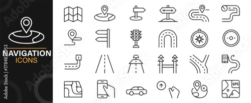 Mapping and location tracking outline symbols for digital applications